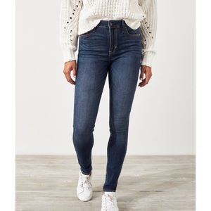 Hollister High Rise Dark Wash Skinny Jeans
